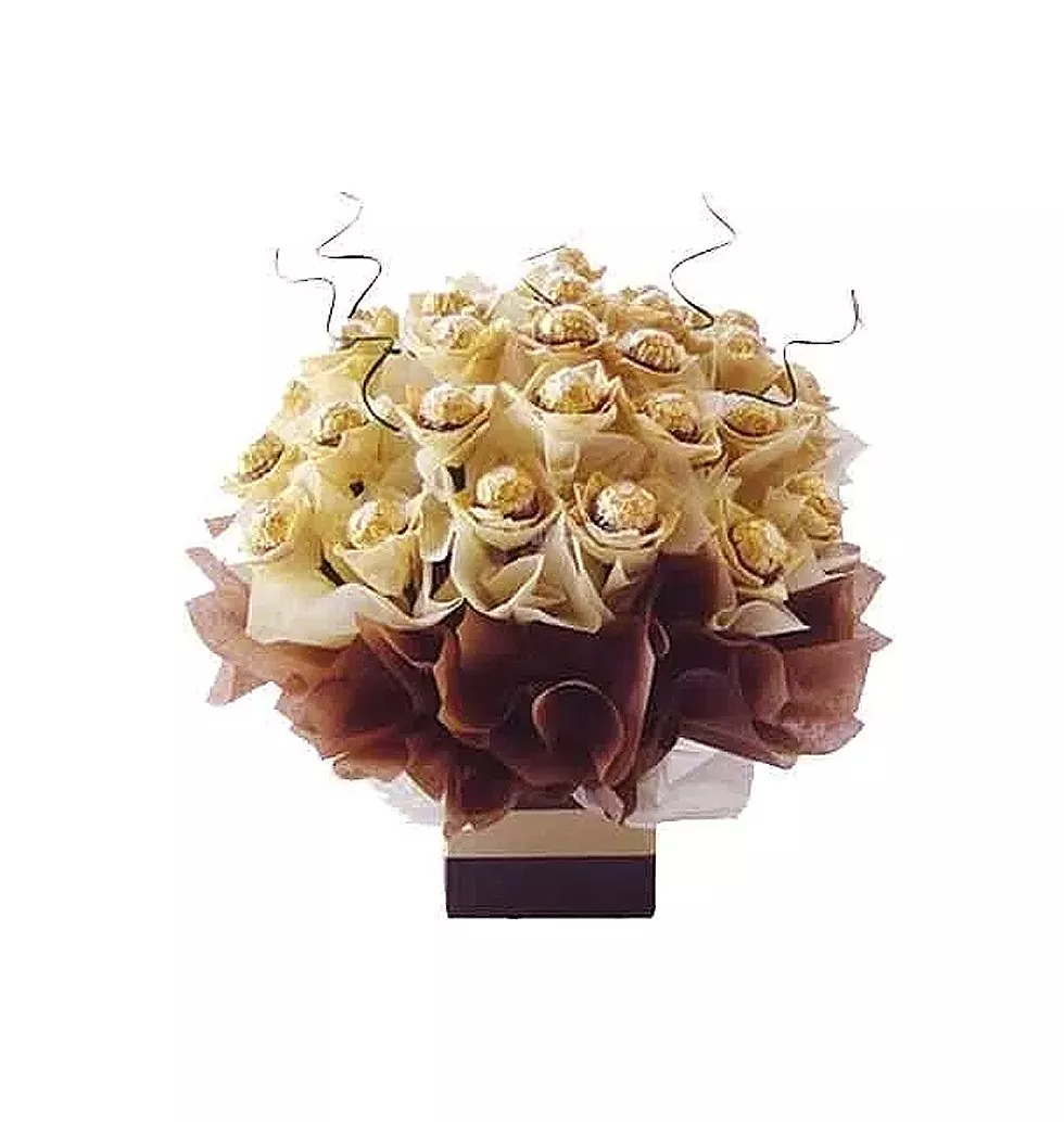 Classical Delicate Ferraro Rocher Chocolate Bouquet<br/>