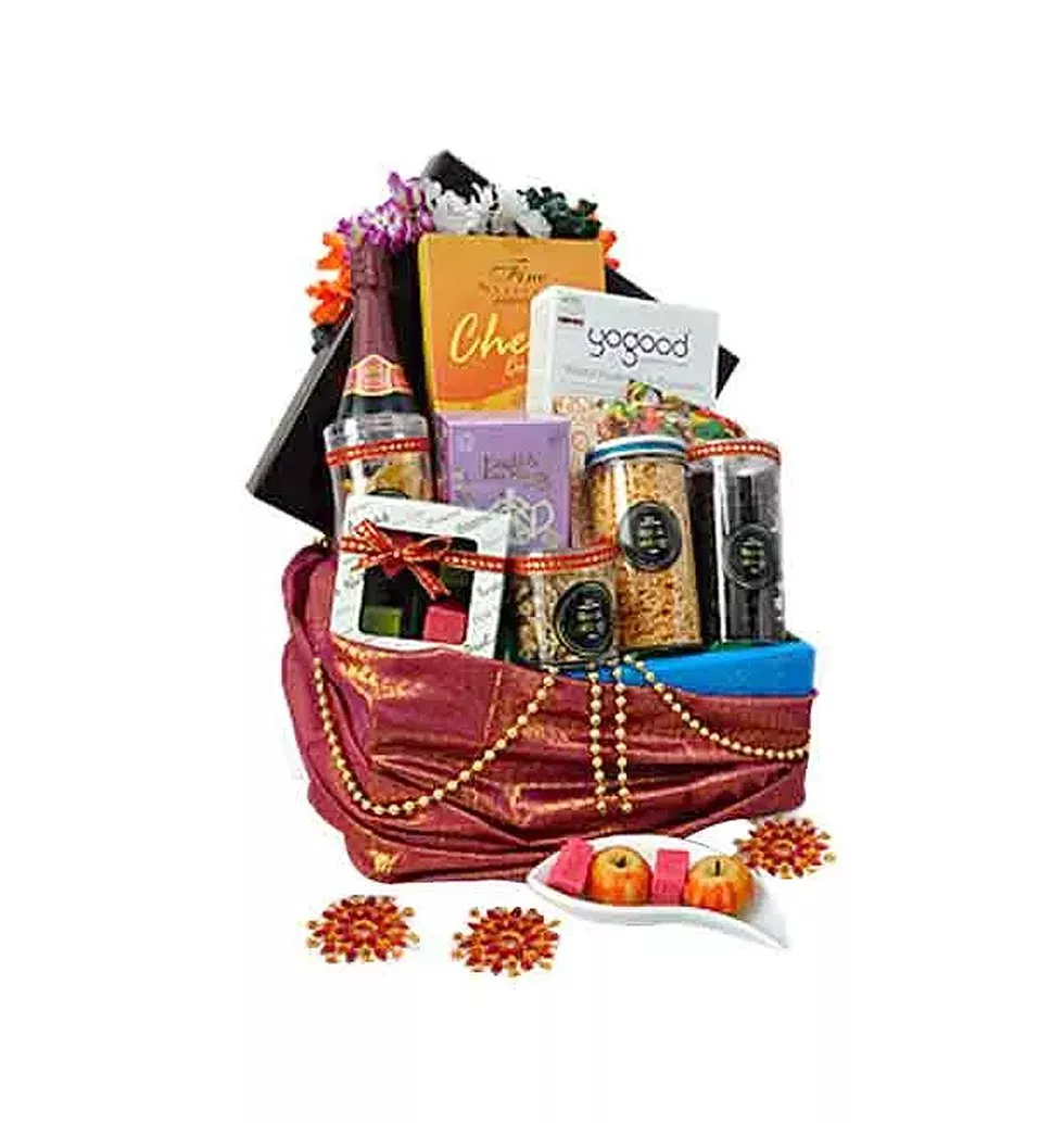 Delightful Deepawali Wishes Savory Gift Hamper