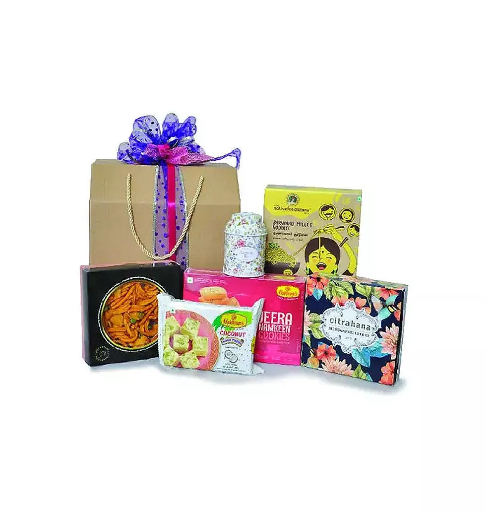 Delightful Vegan Food Treats Gift Hamper for Diwali