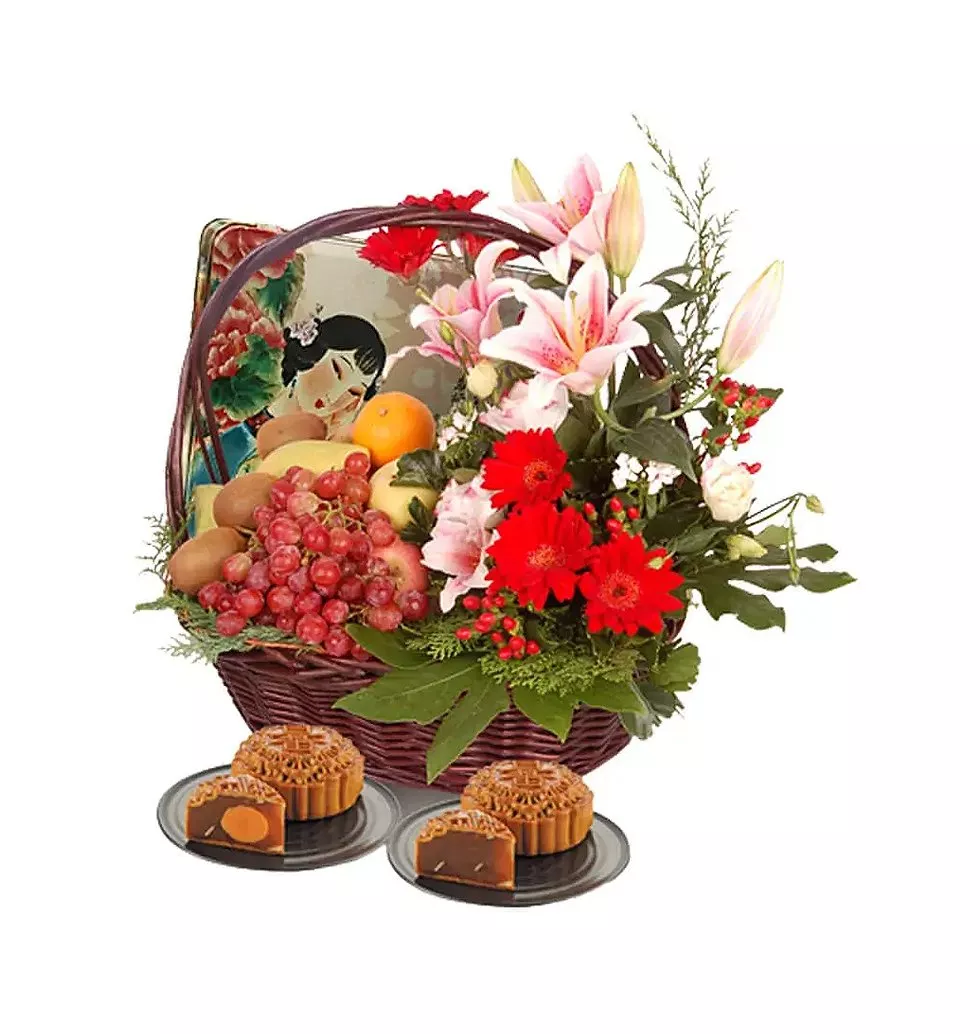 Present of Fruits and Mooncakes